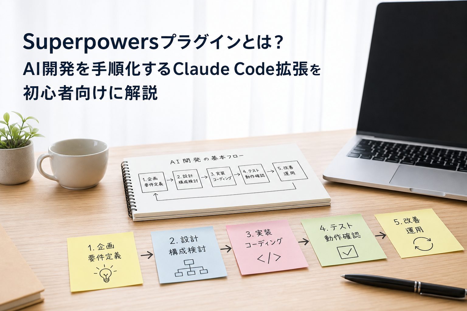 初心者が使うときの基本フローのイメージ