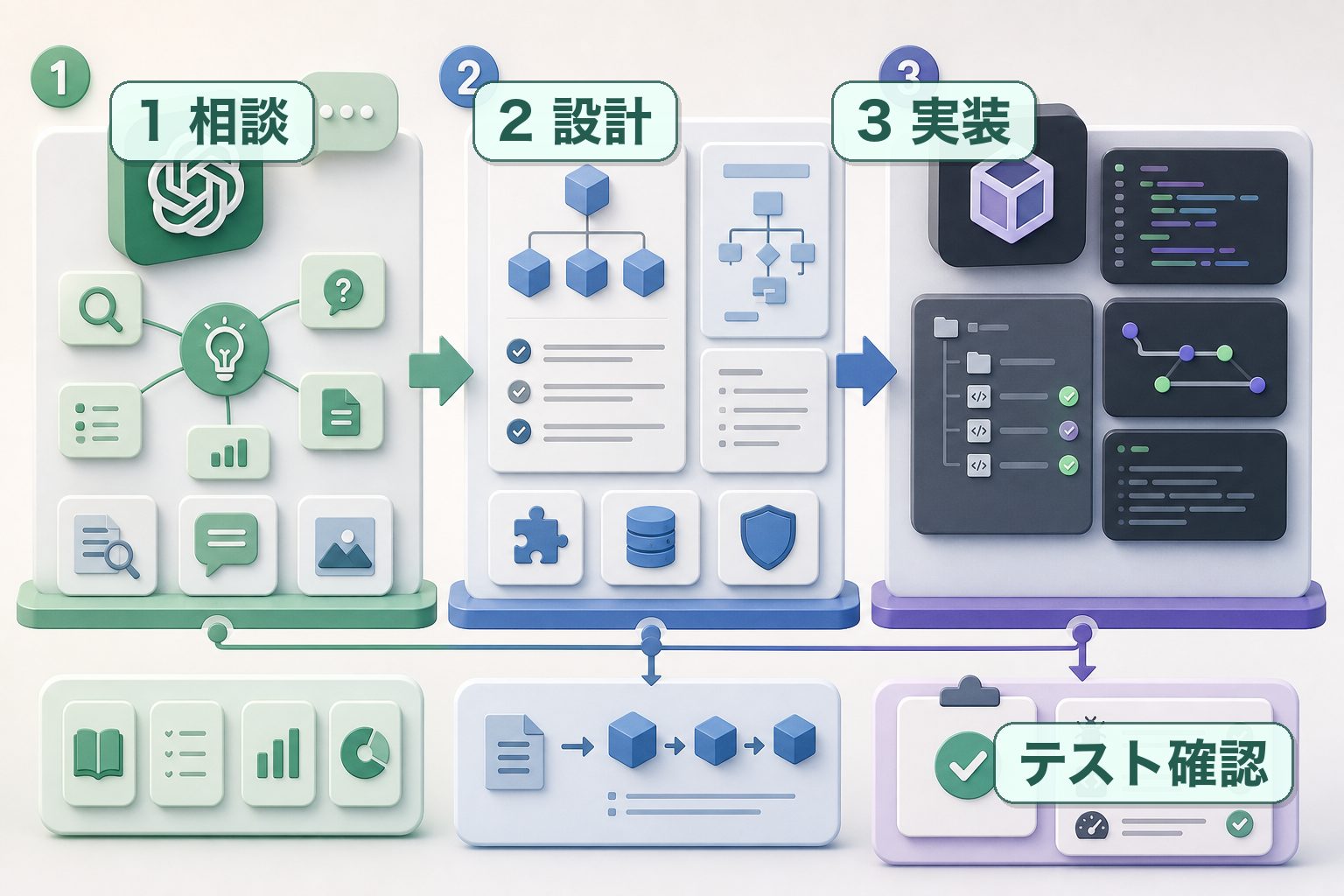 開発現場での使い分けのイメージ